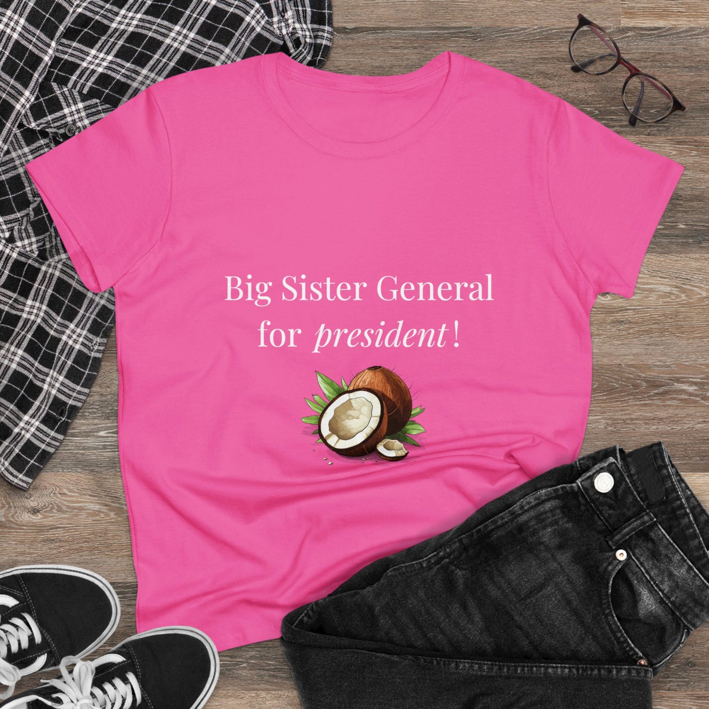 Women's Big Sister General Cotton Tee