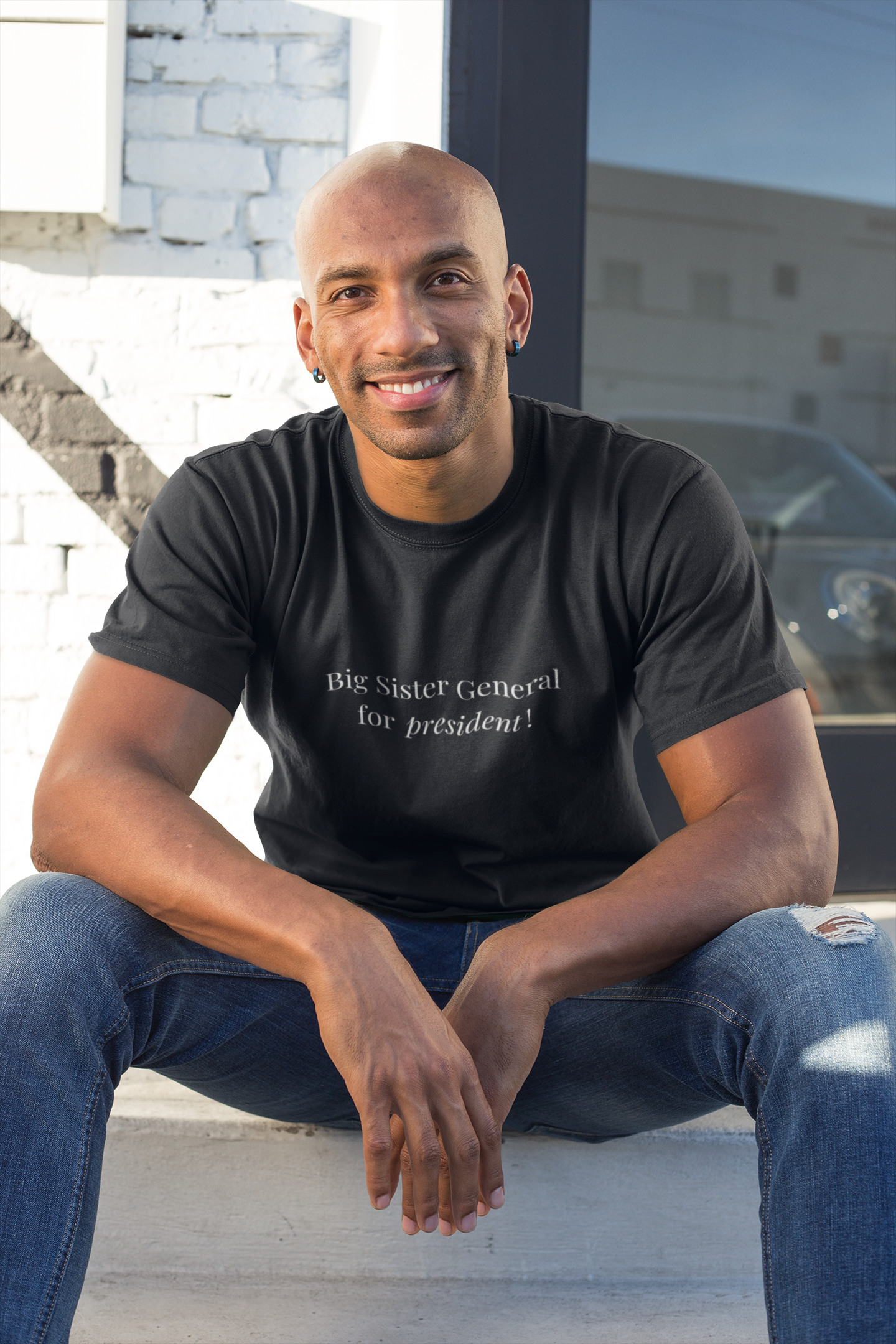 Men’s Big Sister General Cotton Crew Tee